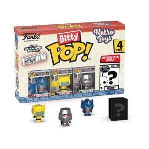 Retro Toys Pack de 4 Figuras Bitty POP! Vinyl Transformers 2,5 cm