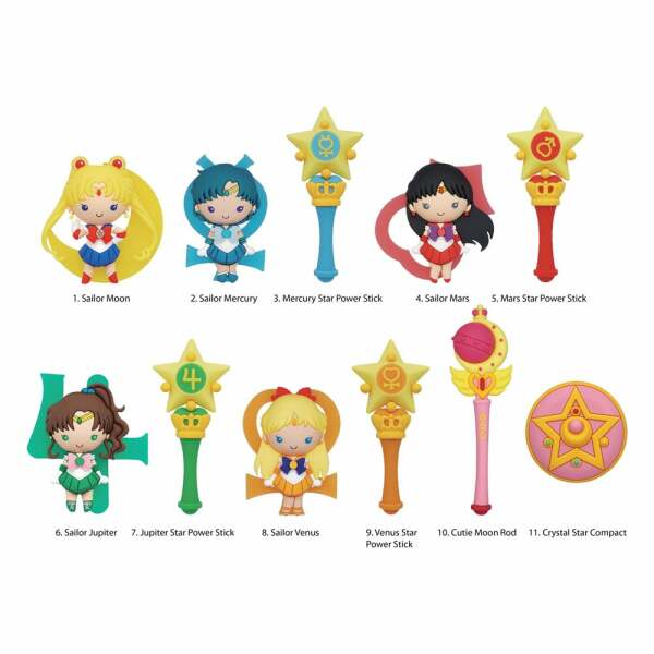 Sailor Moon Colgantes PVC 3D Series 4 Expositor (24)