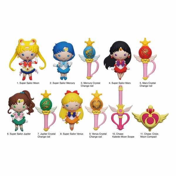 Sailor Moon Colgantes PVC 3D Series 7 Expositor (24)