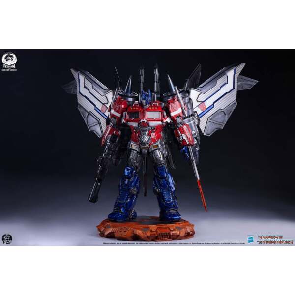 Transformers Estatua Museum Scale Optimus Prime Jet Convoy Edition 87 cm