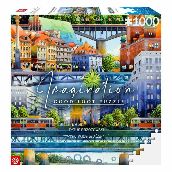 Tytus Brzozowski Puzzle Imagination Warsaw Bridges (1000 piezas)