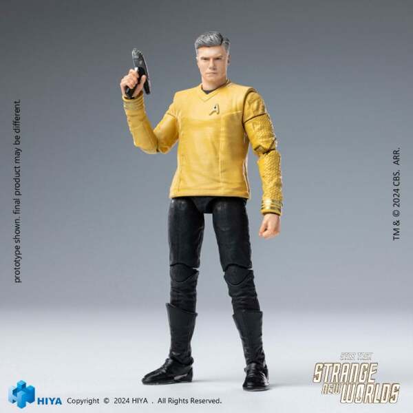 Star Trek Strange New Worlds Figura 1/18 Exquisite Mini Series Pike 11 cm