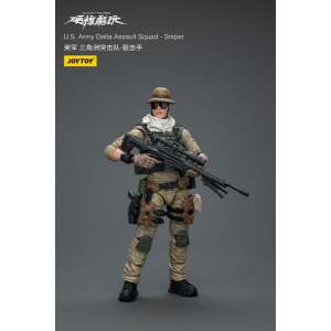 Hardcore Coldplay Figura 1/18 U.S. Army Delta Assault Squad Sniper 11 cm