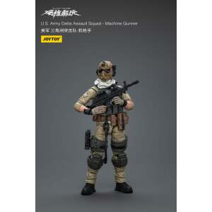 Hardcore Coldplay Figura 1/18 U.S. Army Delta Assault Squad Machine Gunner 11 cm