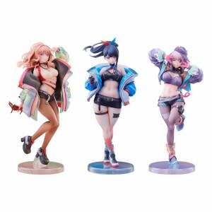 Gridman Universe Pack de 3 Estatuas PVC 1/7 Rikka Takarada, Akane Shinjo, Yume Minami: Dreamy Divas Ver.