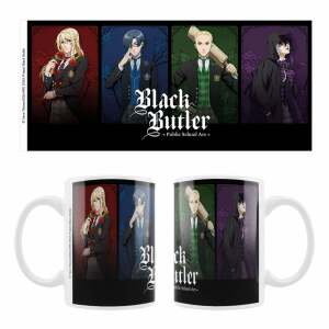 Black Butler: Public School Arc Taza Cerámica Edgar, Lawrence, Herman & Gregory