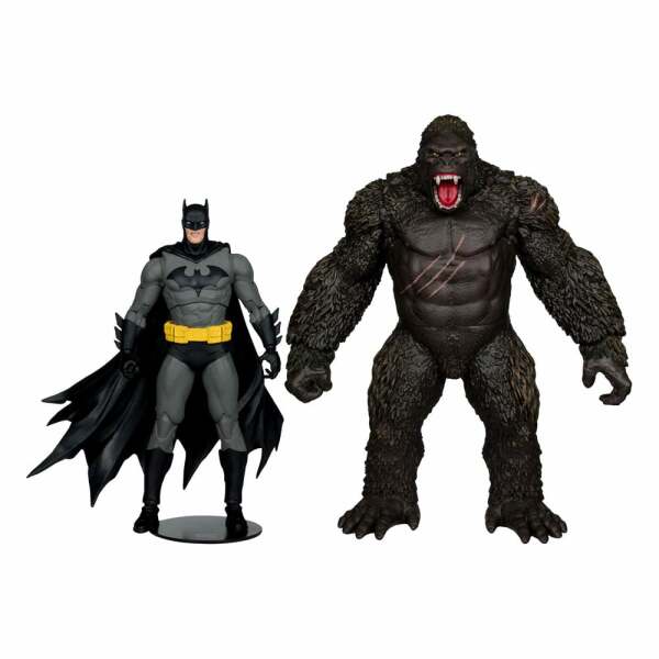 DC Justice League Monsterverse DC Multiverse Pack de 2 Figuras Batman & Kong 29 cm