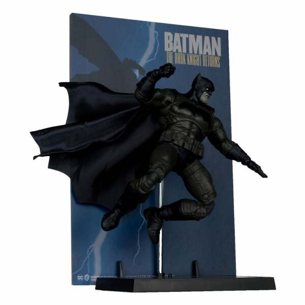 DC Multiverse McFarlane Cover Recreations Figura Batman (Batman: The Dark Knight Returns #1) (Gold Label) 18 cm