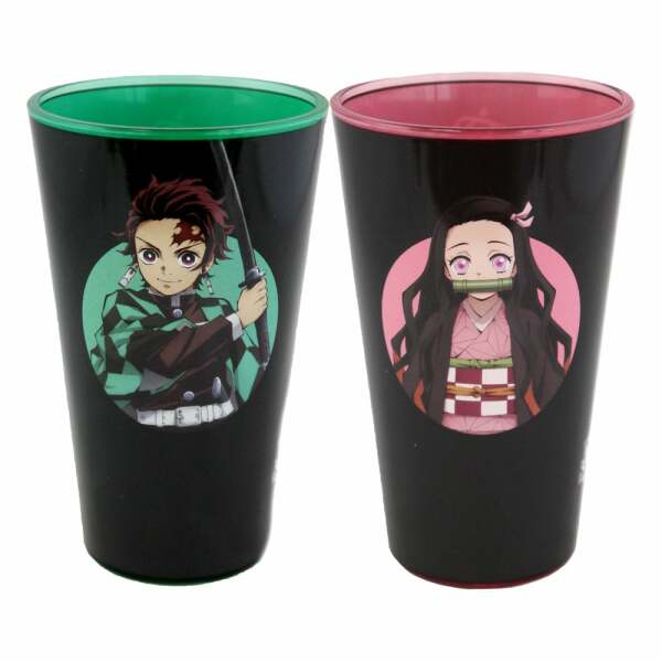 Demon Slayer Pack de 2 Vasos Tanjiro & Nezuko 473 ml