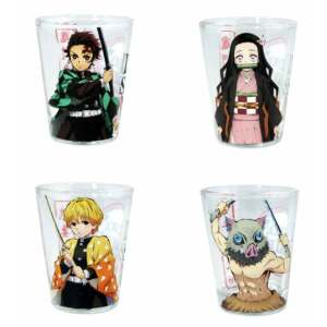 Demon Slayer Pack de 4 Vasos de Chupitos Grupo 59 ml