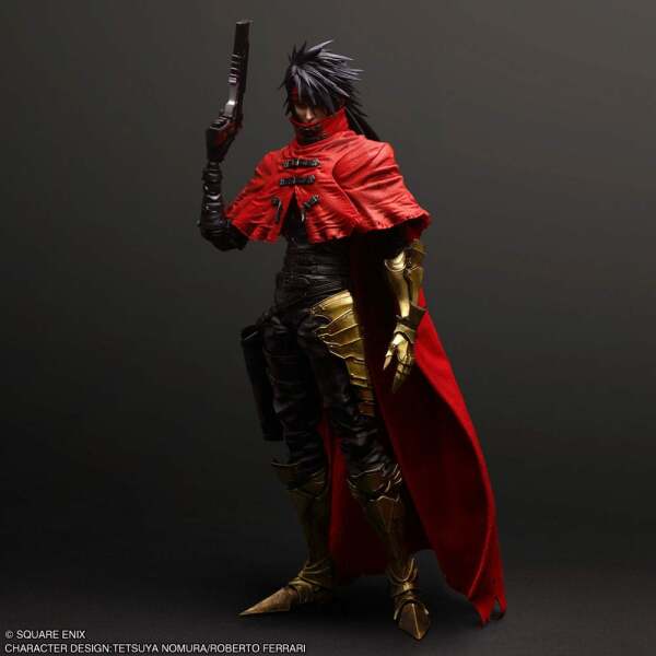 Final Fantasy VII Rebirth Play Arts Kai Figura Vincent Valentine 28 cm