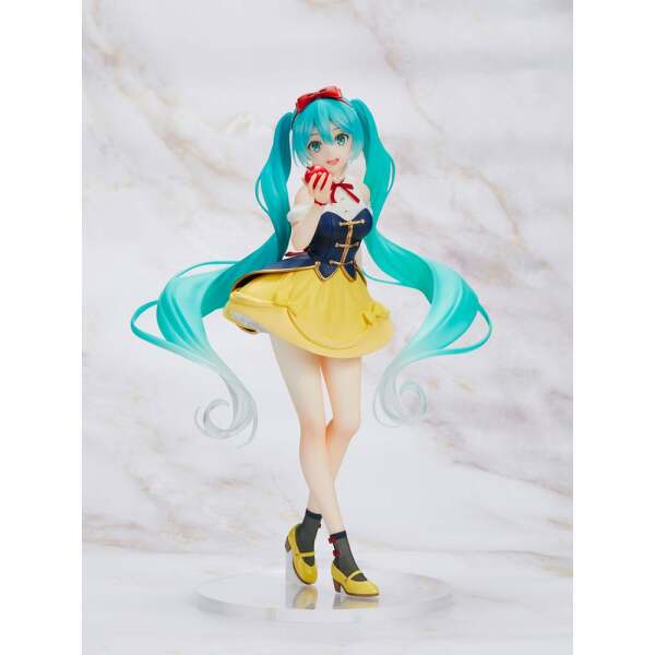 Hatsune Miku Estatua PVC Hatsune Miku Wonderland Snow White 18 cm