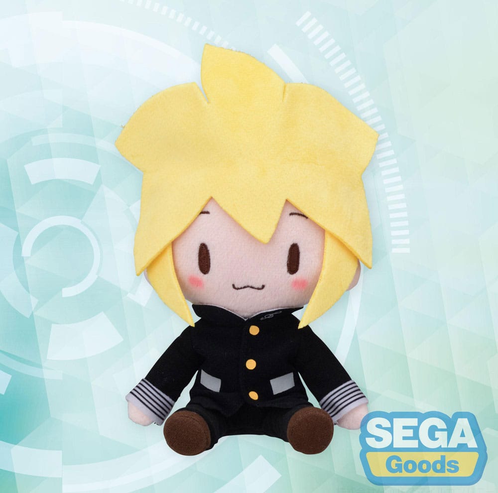 Character Vocal Series 02: Kagamine Rin/Len Peluche Fuwa Petit Mini Kagamine Len Uniform Ver. (EX) 16 cm