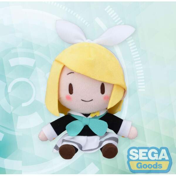 Character Vocal Series 02: Kagamine Rin/Len Peluche Fuwa Petit Mini Kagamine Rin Uniform Ver. (EX) 16 cm