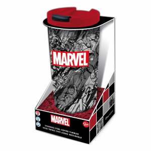 Marvel Termo de Viaje Acero Inoxidable Marvel Pattern