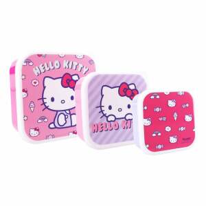 Sanrio Pack de 3 Fiambreras Hello Kitty Fresh Bites