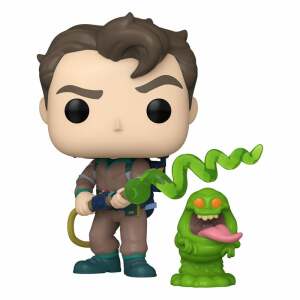 Los auténticos cazafantasmas Figura POP! & Buddy Venkman w/Slimer 9 cm