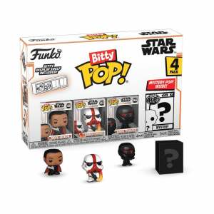 Star Wars: Mandalorian Pack de 4 Figuras Bitty POP! Vinyl  Moff Gideon 2,5 cm