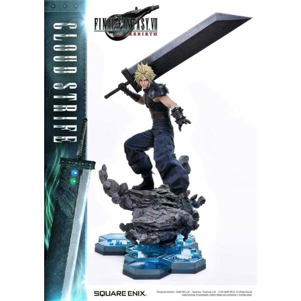 Final Fantasy VII Rebirth Estatua 1/4 Cloud Strife 68 cm