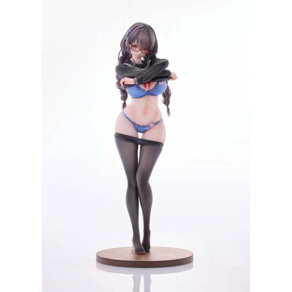 Original Character Estatua PVC 1/6 Gap Glasses Girl Who Doesn’t Want To Take Physical Education Class 28 cm