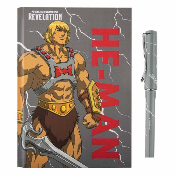 Amos del Universo: Revelación He-Man Thunder Deluxe Notebook Set (cuaderno y bolígrafo)