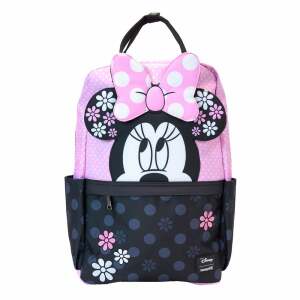 Disney by Loungefly Mochila Full-Size Minnie Floral Rock the Dots