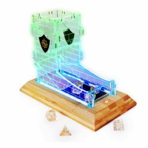 Enhance Tabletop Series LED Torre para Dados con juego de dados Clear