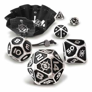 Enhance Tabletop Series Metal RPG Juego de cubos Black (7)