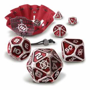 Enhance Tabletop Series Metal RPG Juego de cubos Red (7)