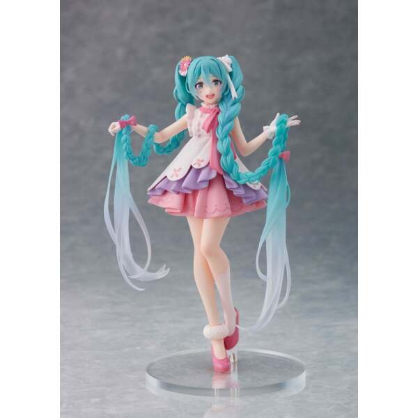 Hatsune Miku Estatua PVC Hatsune Miku Wonderland Rapuinzel Ver. 18 cm