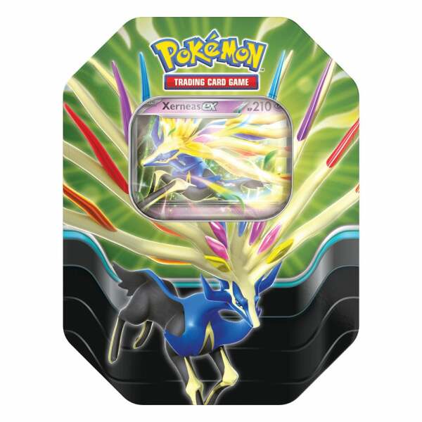 Pokémon TCG Tin 119 Xerneas 2025 *Edición Alemán*