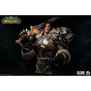 World of Warcraft Busto tamaño natural Varian Wrynn 120 cm